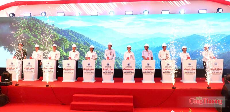 Lãnh đạo TP. Đà Nẵng bấm nút khởi công Dự án cải tạo, nâng cấp Quốc lộ 14D với tổng mức đầu tư hơn 4.500 tỷ đồng