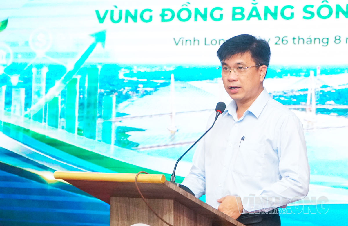 PGS.TS Bùi Quang Hùng- Giám đốc ĐH Kinh tế TP Hồ Chí Minh phát biểu khai mạc hội thảo.