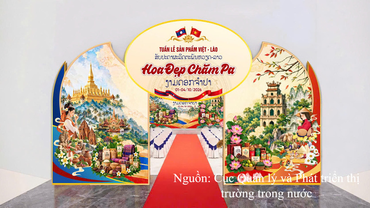 Tuần lễ sản phẩm Việt - Lào do Cục Quản lý và Phát triển thị trường trong nước, Bộ Công Thương Việt Nam phối hợp với Vụ Nội thương, Bộ Công Thương Lào tổ chức.